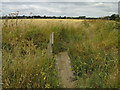 Footbridge over dike in HU17 8LB