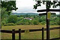 View over Capel towards Leith Hill in Capel