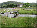 Footbridge on the path near Bernera Barracks in IV40 8JD