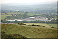 Tiny Tim factory from Moel-y-Gaer hillfort in CH7 6QE