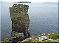 Sea stack by Harlosh Point in IV55 8ZJ