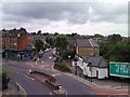 Stapleton Hall Road and view of Stroud Green, viewed from Parkland Walk in N4 4EL