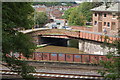 Road, rail and canal in Chester in CH1 2NU