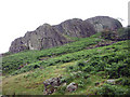 Calfhowe Crag in Kentmere