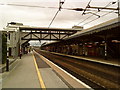 Footbridge at Grantham railway station in NG31 6QQ