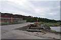 Wasteland at the end of the Wharf, MIR Steelworks, Newport in Nash Community
