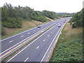 The A30, north of Cheriton Bishop in EX6 6HY