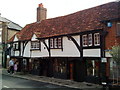 Mediaeval building on Eton High Street in SL4 6DB