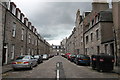 Cobbled Craigie Street in AB11 6SL