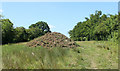 2010 : Heap of topsoil on what may be a drove road in SN12 6RF