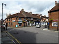 Bend in Downing Street in Farnham