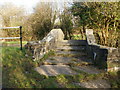 Closeup of  canal bridge just south of Ty Coch Lane, Cwmbran in NP44 3DN