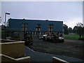 Construction Around Sports Hall in NE15 6BY