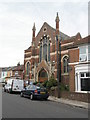 Looking across Powerscourt Road towards the Baptist Church in PO2 7LY