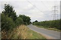 Under the Pylons on the way towards Bathley in NG23 6DP