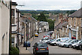 View down Frenchgate from the War Memorial in DL10 7BE