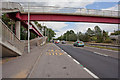 Bus Stop and Footbridge at St Leonards in BH24 2FE