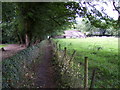 Footpath from Chesterfield Road to Chatsworth Road in Rowsley