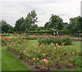 Rose garden, Chalkwell Park in SS0 8NA