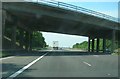 Bridge over M62 motorway near Goole in DN14 8JN