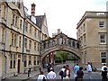 Bridge of Sighs on New College Lane in OX1 1LD