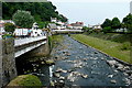 The river confluence at Lynmouth in EX35 6EQ