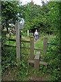 Stile on St Oswald's Way at Belford in NE70 7AD