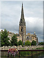St Matthew's church and Tay Street in PH2 7DD