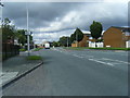 Hough Green Road looking north in WA8 4QB