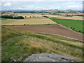 East Lothian Landscape : Going Round The Bend On The Traprain Law Tourist Path in EH41 4PX