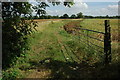 Gateway and field track, Bretforton in WR11 7PB