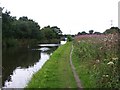 Bridgewater Canal and towpath near Little Bollington in Little Bollington with Agden
