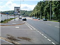 Cardiff : Leckwith Road approaching Capital Retail Park in CF11 8EN
