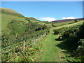 Part of Glyndwr's Way in the Nant Fadian valley in SY20 8RE