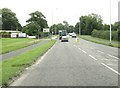 Approaching a roundabout on Euxton Lane in PR7 7DW