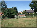 Jurassic Way about to enter the cul-de-sac of Westhorpe, Sibbertoft in Sibbertoft