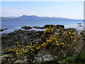 View across sound of Sleat toward Sgurr Eireagoraidh in IV44 8RD