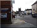Hereford: Looking East along King Street towards the Cathedral in HR2 6BL