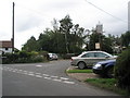 Junction of Fox Lane and The Street in IP17 3FB
