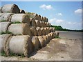 Bales near Langwith Stray in YO10 5EJ