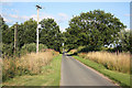 Church Lane in Besthorpe