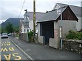 Bus shelter at Waunfawr in LL55 4YU
