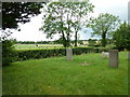 St Mary, Monewden- looking from the churchyard into a field in Monewden
