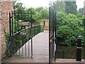 Footbridge to Greyfriars Garden in CT1 2FJ