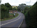 The A30 trunk road at Sherborne in DT9 4EA