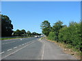 The A64 dual carriageway 1Km south west of Barton Hill in YO60 7JZ