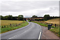 B9039 and railway bridge at Newton in IV2 7JQ
