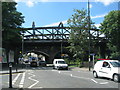 Road goes under the railway near Bristol Stapleton Road Station in BS2 9QY