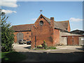Old brick barns, Firs Farm in Barston