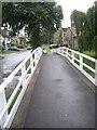 Marygate from the Barton Beck footbridge in DL10 6LS
